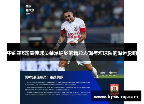 中超第8轮最佳球员莱昂纳多的精彩表现与对球队的深远影响